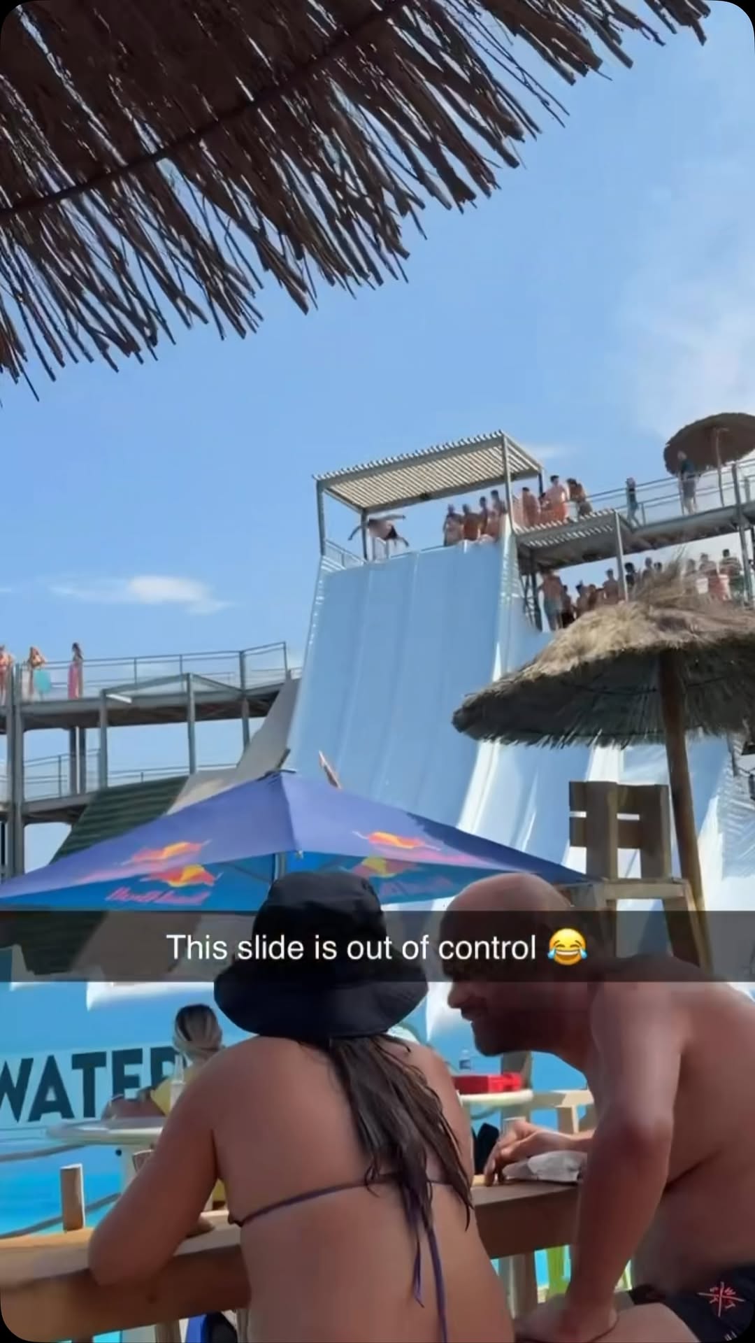 He got way too high 😂 (Credit: Malek Bouhafa)