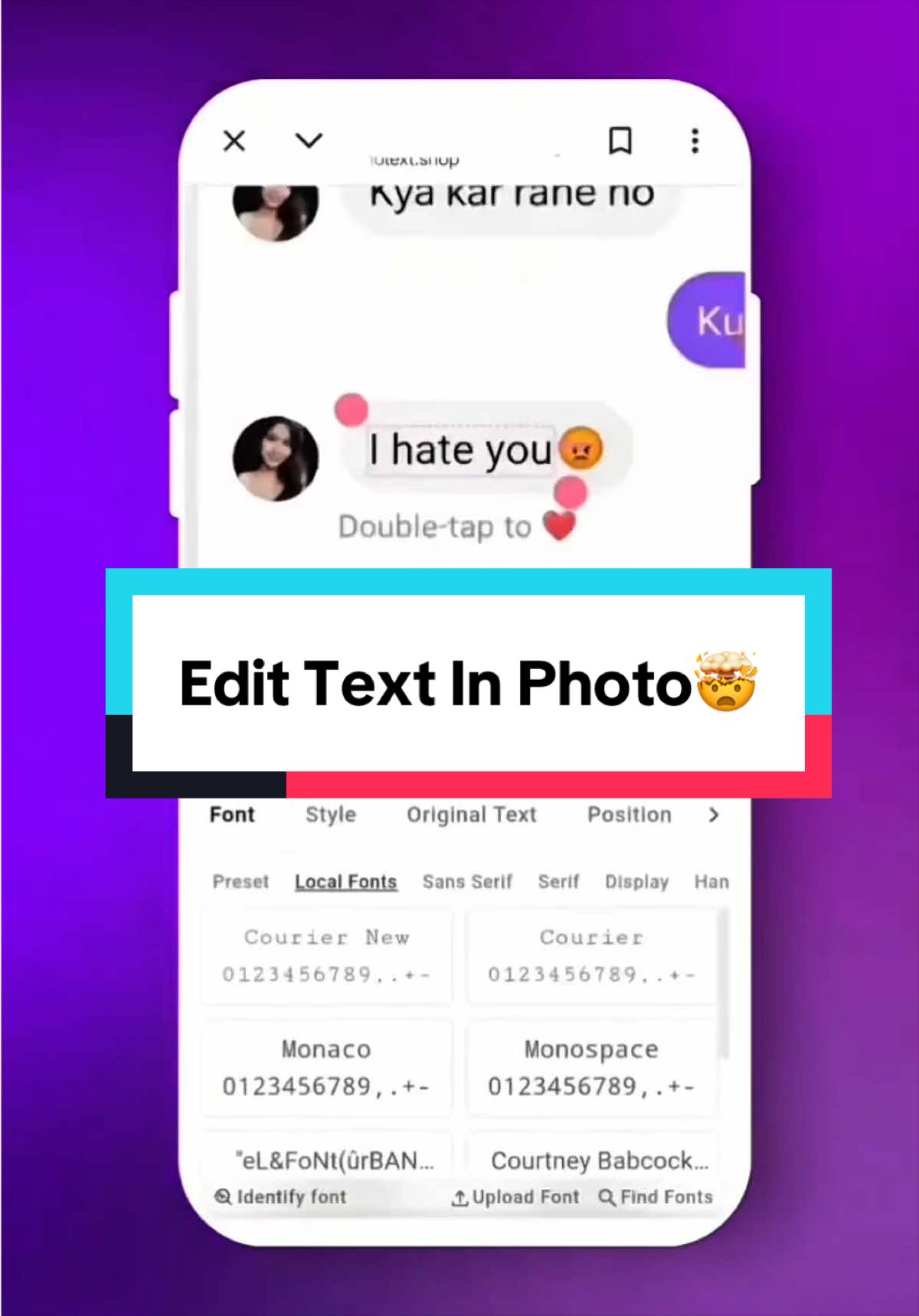 Edit text inside any photo easily with this simple web tool. ✍️ . . . #TechAndAI #SimplifyingTech #DigitalAwareness #WebTools #PhotoEditing