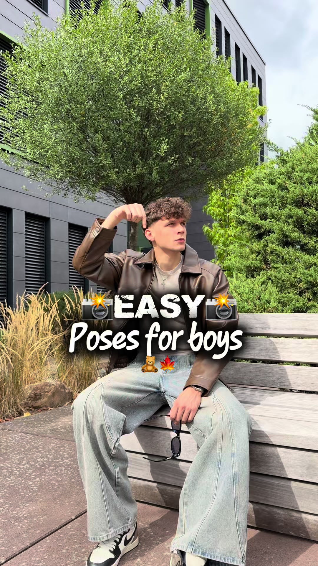 Easy poses for boys ✨📸 #posesforinstagram #posesforboys #posesforpics #inspo #fashion