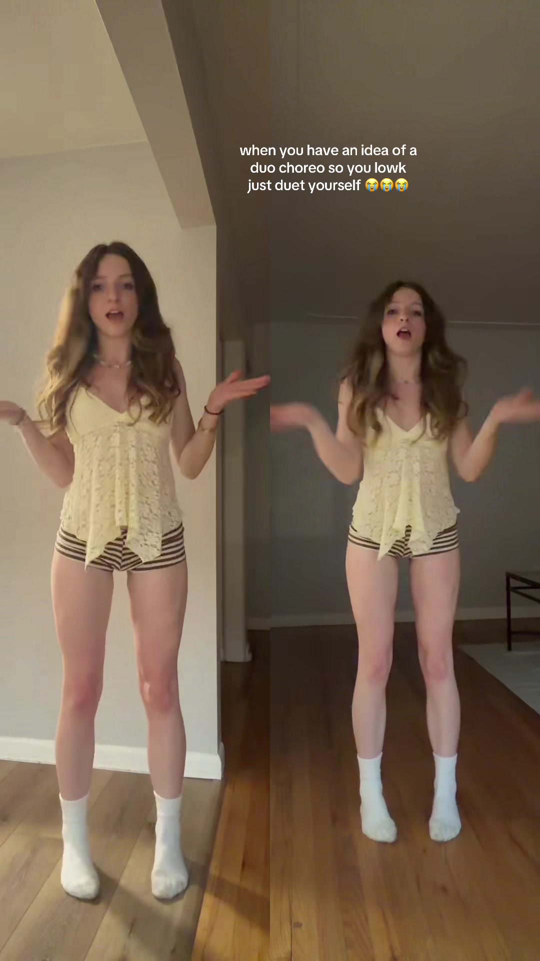 like my sisters aren’t here so i don’t have anyone to do the dance bahahah #choreo #duet #trend #joke #dc
